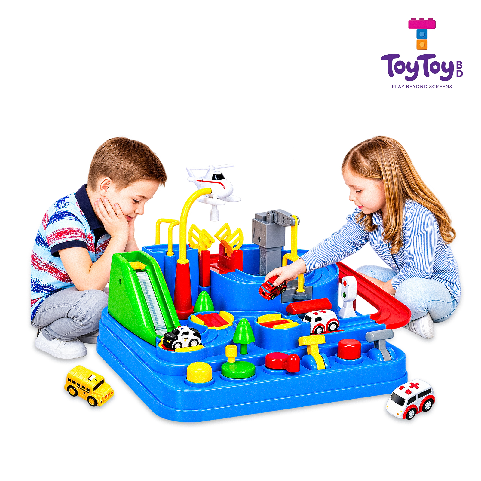 Adventure Car Obstacle Playset